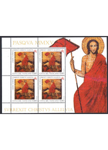 Vaticano minifoglio Pasqua 2015 Nuovo. Crocefisso di Trevi 